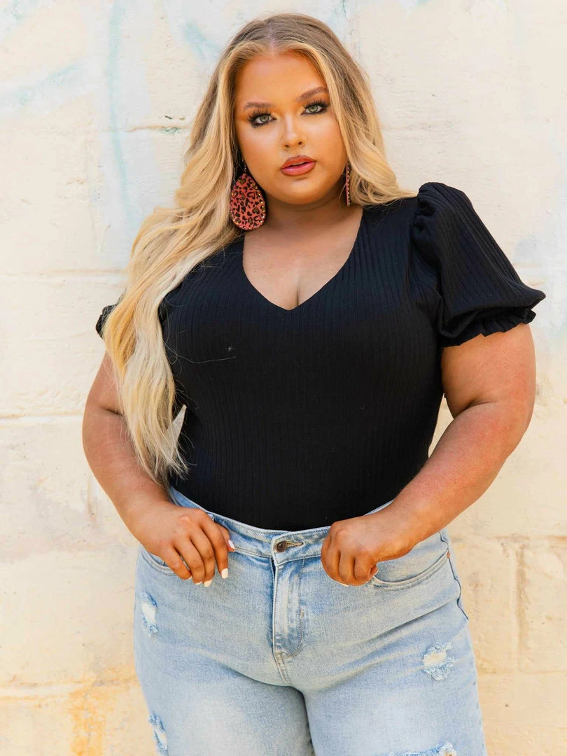 D & J Industies Co., LTD. New Arrivals Bubble Bodysuit - Black 4 D & J Industies Co., LTD. New Arrivals Bubble Bodysuit - Black