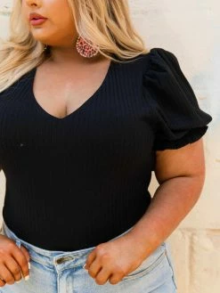 D & J Industies Co., LTD. New Arrivals Bubble Bodysuit - Black