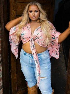 D & J Industies Co., LTD. PREORDER Picture This Pink Floral Crop Top Pre-Orders 9 D & J Industies Co., LTD. PREORDER Picture This Pink Floral Crop Top Pre-Orders