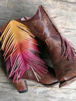 Lane Boots Spirit Animal Ankle Boot By Lane - Brown Footwear