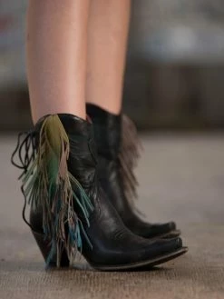 Lane Boots Spirit Animal Ankle Junk Gypsy Boot By Lane - Black