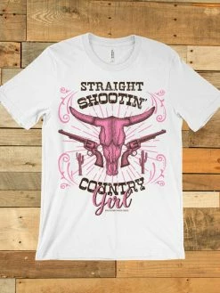 GTN Straight Shootin Country Girl Tee Clothing