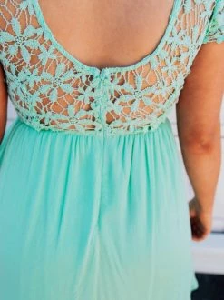 D & J Industries Summer Nights Dress - Mint