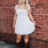 D & J Industries Sale! Summer Nights Dress - White 1 D & J Industries Sale! Summer Nights Dress - White