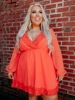 D & J Industries This One's For The Ladies Dress - Rust Sale!