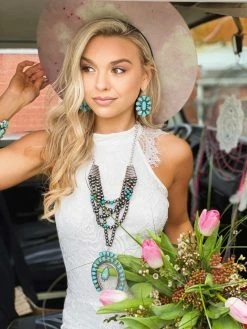 Southern Fried Chics Bridal To Have And To Hold Lace Dress - White