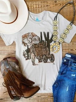 4B Custom Designs LLC Clothing Travel The 1800s Trail Tee