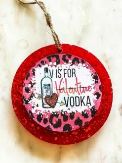 Southern Custom Designs Accessories V Is For Vodka Freshie