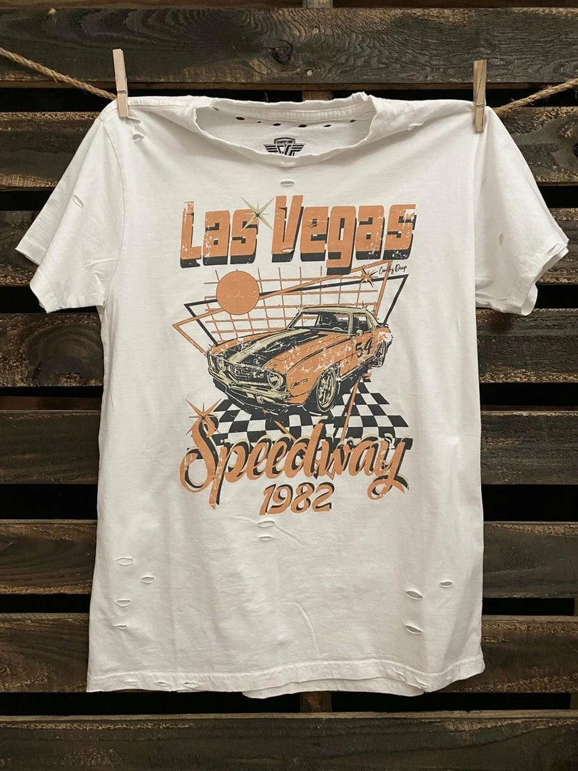 Country Deep Clothing Vegas Speedway Distressed Tee 3 Country Deep Clothing Vegas Speedway Distressed Tee