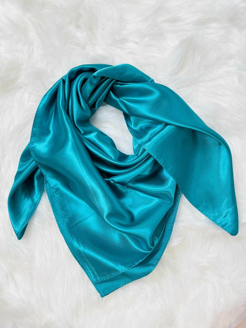 Rowdy Crowd Clothing Wynonna Wild Rag - Turquoise 3 Rowdy Crowd Clothing Wynonna Wild Rag - Turquoise