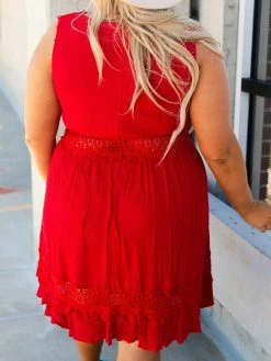 D & J Industries You Deserve It — Boho Mini Dress In Red Sale! 21 D & J Industries You Deserve It — Boho Mini Dress In Red Sale!