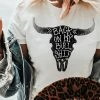Miss Mud Pie Back On My Bull Western T-shirt Clothing