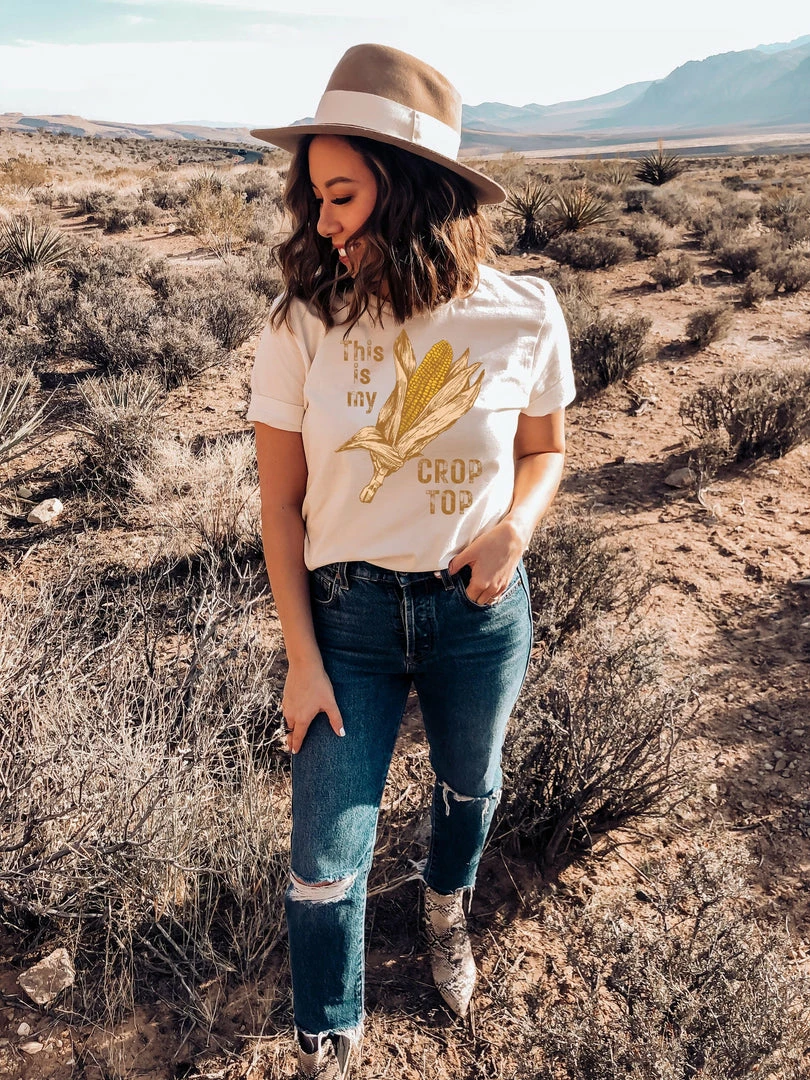 GTN This Is My Crop Top Tee 5 GTN This Is My Crop Top Tee