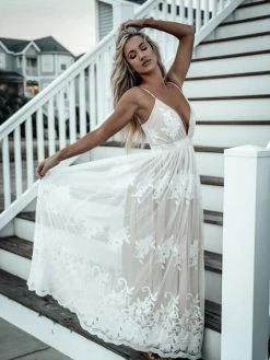 D & J Industries Feel Like A Lady Dress - Ivory